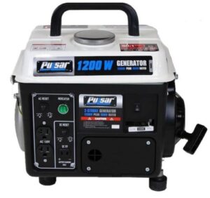 Generator Gas Powered 1200 Peak 900 Running Watt Portable 2 Cycle Pulsar