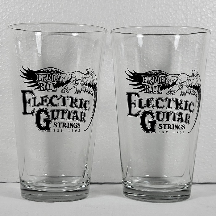 Ernie Ball Electric Guitar Strings Drinking Glass