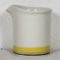 0Arabia Finland Faenza Yellow Stripe Creamer 2 7/8 inch Height