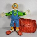 Vintage Paper Mache Clown with Parachute