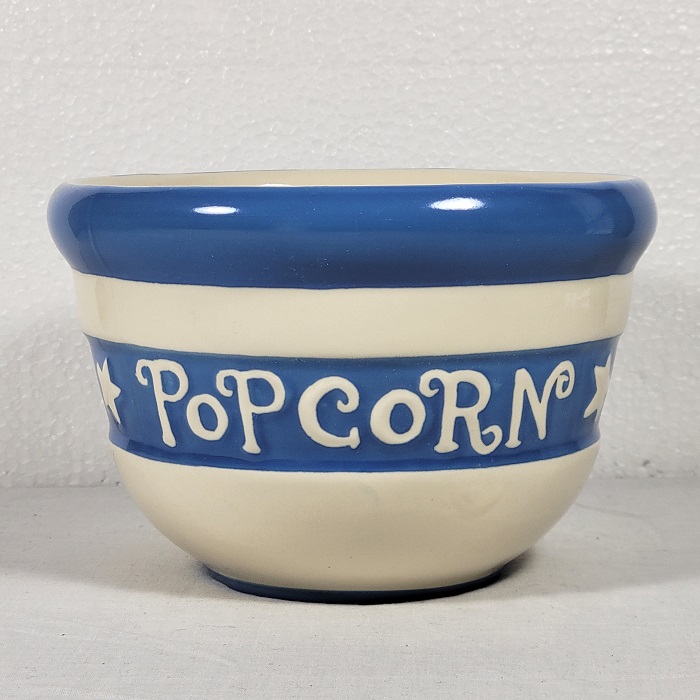 Ceramic Popcorn Bowl Gooseberry Patch Boston Warehouse Trading Corp-2001