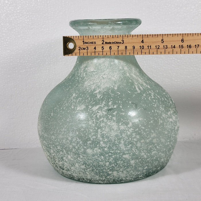 Frosted Vase 8 Inches-Neck Width