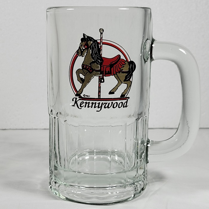 Kennywood Carousel Glass Mug