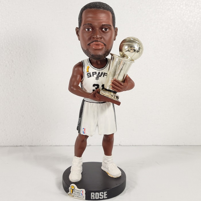 Malik Rose Bobblehead 2003 San Antonio Spurs Champions Forever Collectibles