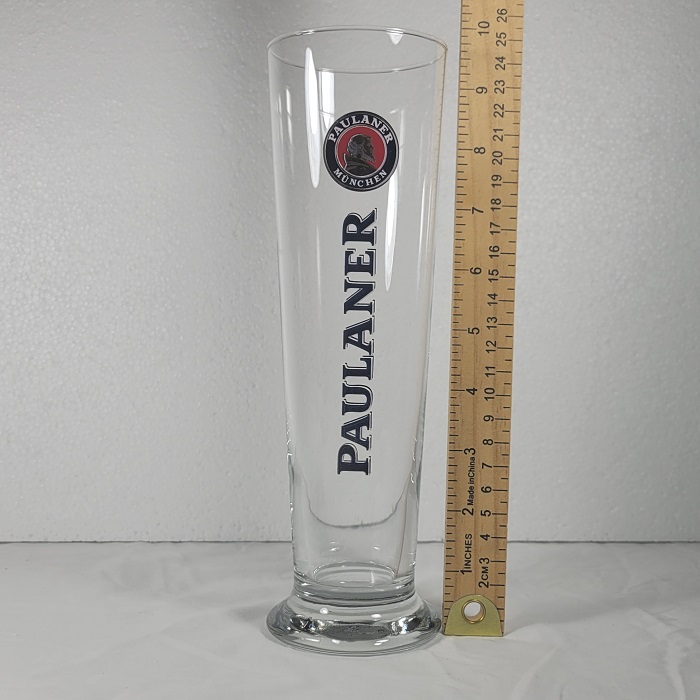 Paulaner Munchen German Beer Pilsner Glass-Height