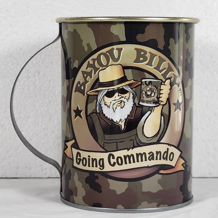 Bayou Billy Tin Mug Going Commando B