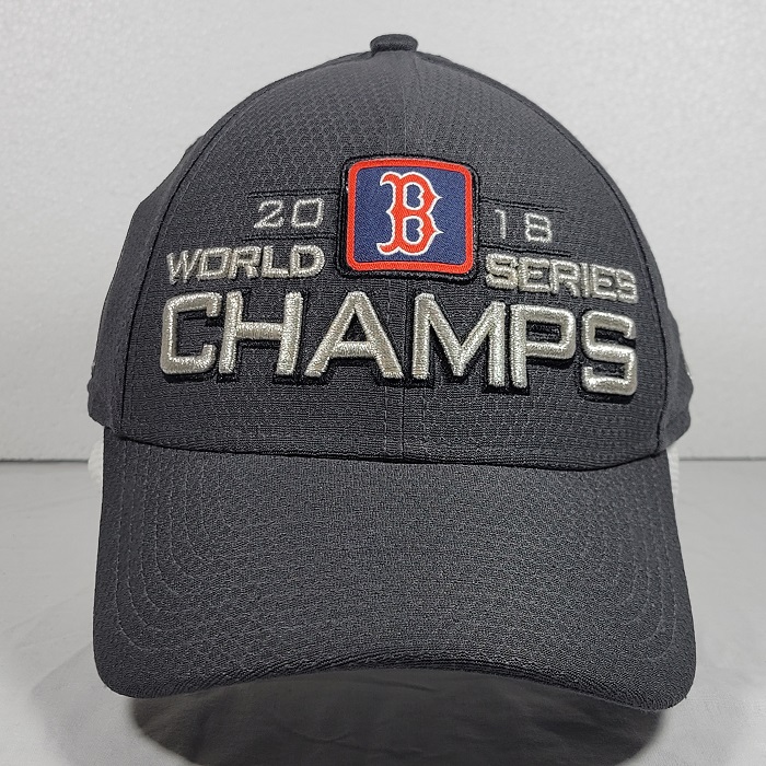 Boston Red Sox New Era 39Thirty 2018 World Series Champs One Size Fits Most Ball Cap