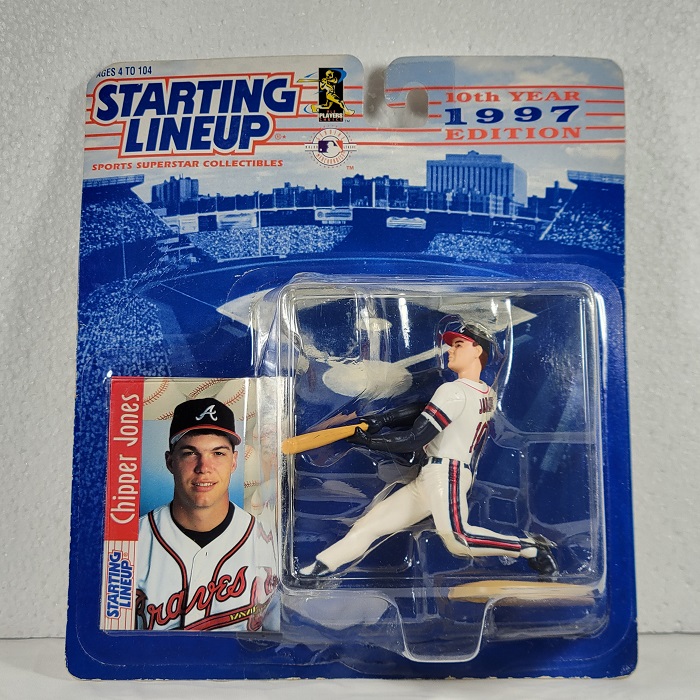 Chipper Jones #10 Atlanta Braves Starting Lineup 10th Year 1997 Edition