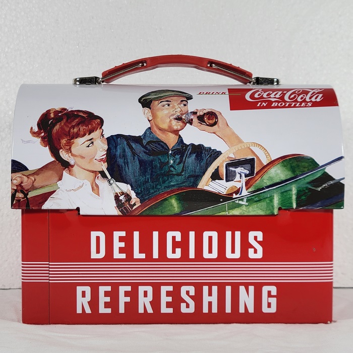 Coca Cola Tin Dome Lunch Box 2011