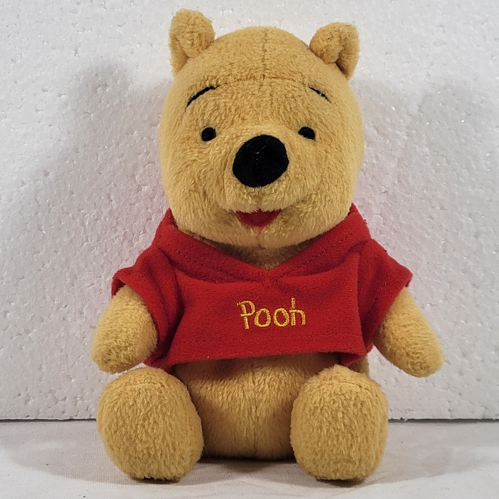 Disney Winnie the Pooh Bear Plush Stuffed Animal Toy Arcotoys Mattel Small 6 Inches