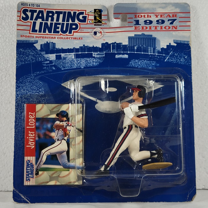 Javier Lopez #8 Atlanta Braves Starting Lineup 10th Year 1997 Edition Kenner