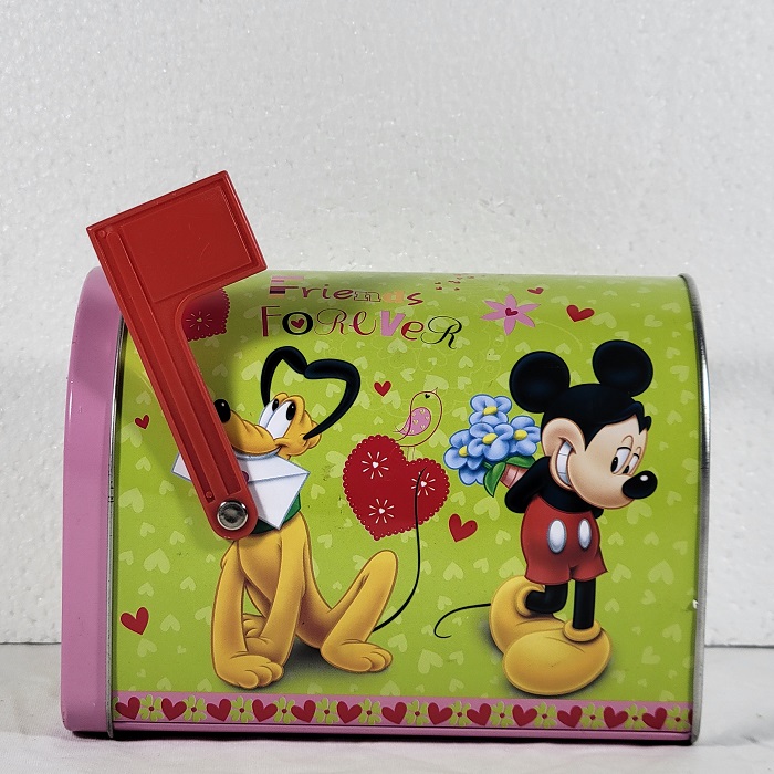 Mickey Mouse Disney Valentines Mail Box Friends Forever