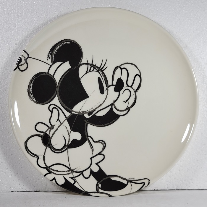 Minnie Mouse Disney Licensed Sketch 10 Inch Melamine Plate Zak! Designs