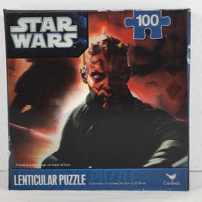 Star Wars Darth Maul Lenticular 3D Puzzle 12 Inches x 9 Inches