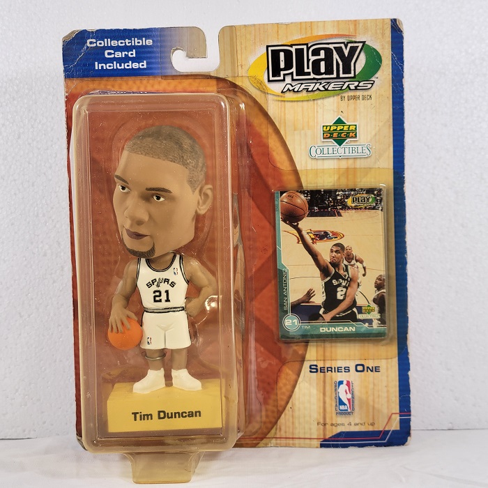 Tim Duncan 2000 Play Makers Upper Deck Series One Bobble Head