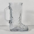 Cowboy Boot Drinking Glass Mug 12 oz