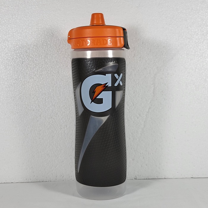 Gatorade GX HydrationSystem Non-Slip 30 Oz Squeeze Bottle Black