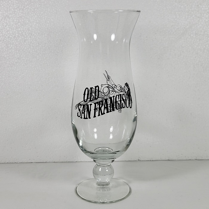 Old San Francisco Steakhouse Hurricane Glass