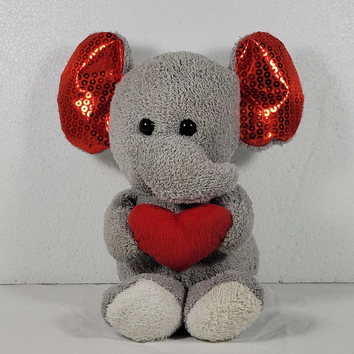 Valentines Day Elephant Plush Midwood Brands