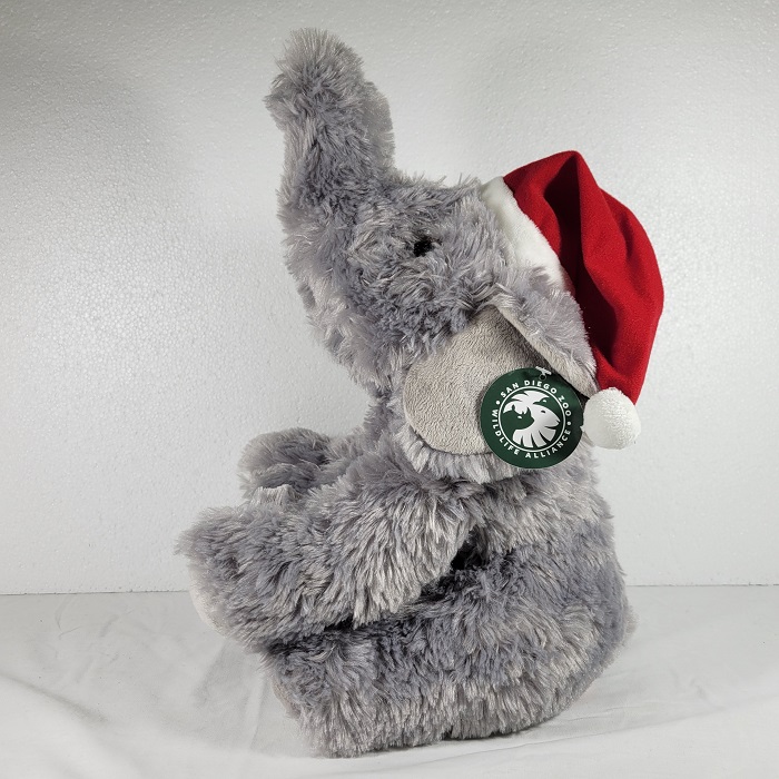 San Diego Zoo Wildlife Alliance Elephant Plush Christmas