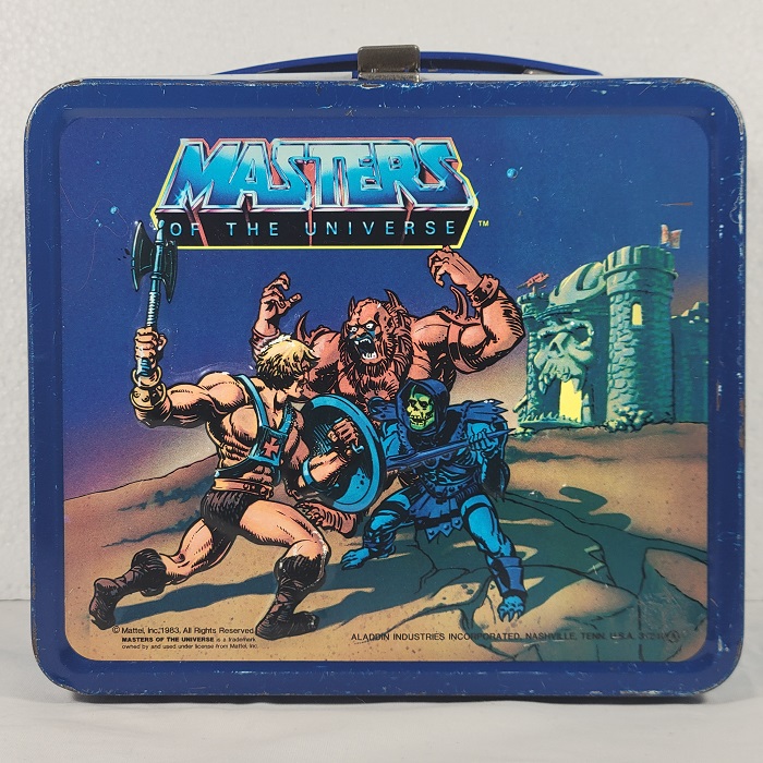 Vintage Masters of the Universe Metal Lunch Box 1983 Mattel