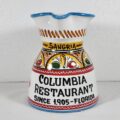 Sangria Columbia Restaurant Pitcher Florida 1905