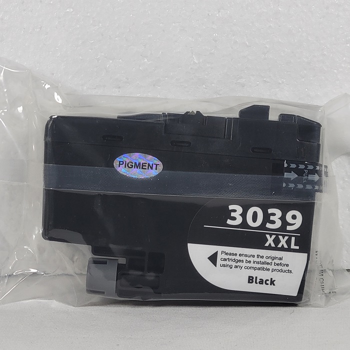 Black Ink Cartridge for 3039XXL Compatible with Brother Unbranded NO BOX Sealed