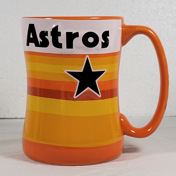 Houston Astros Coffee Mug 16 Ounces Filled To The Brim Retro Boelter Brands 2017