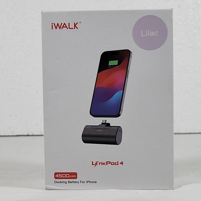 iWalk LinkPod 4 4500 mAh Portable Docking Battery COLOR-LILAC