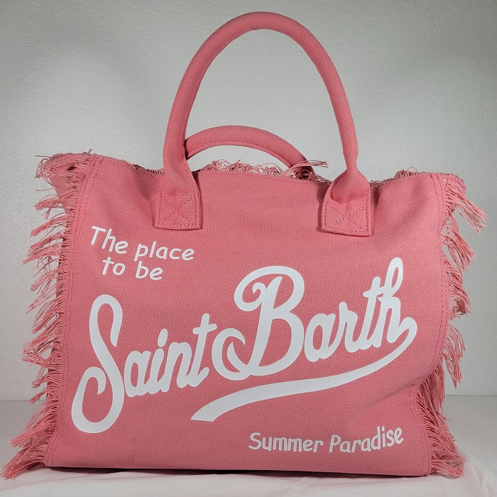 Saint Barth Pink Canvas Tote